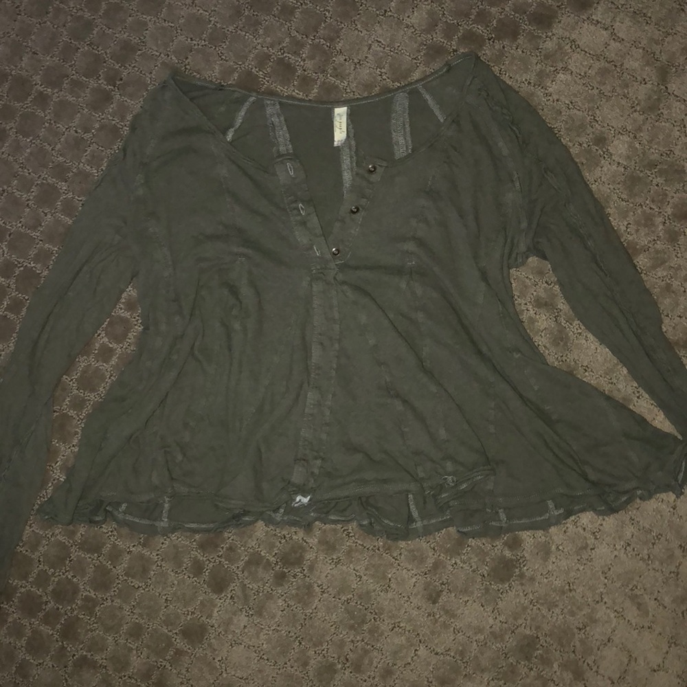 Free People long sleeve shirt